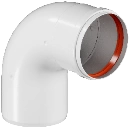 Отвод D 80 литой, угол 90 гр. M/F (мама/папа) | Vistarshop.by