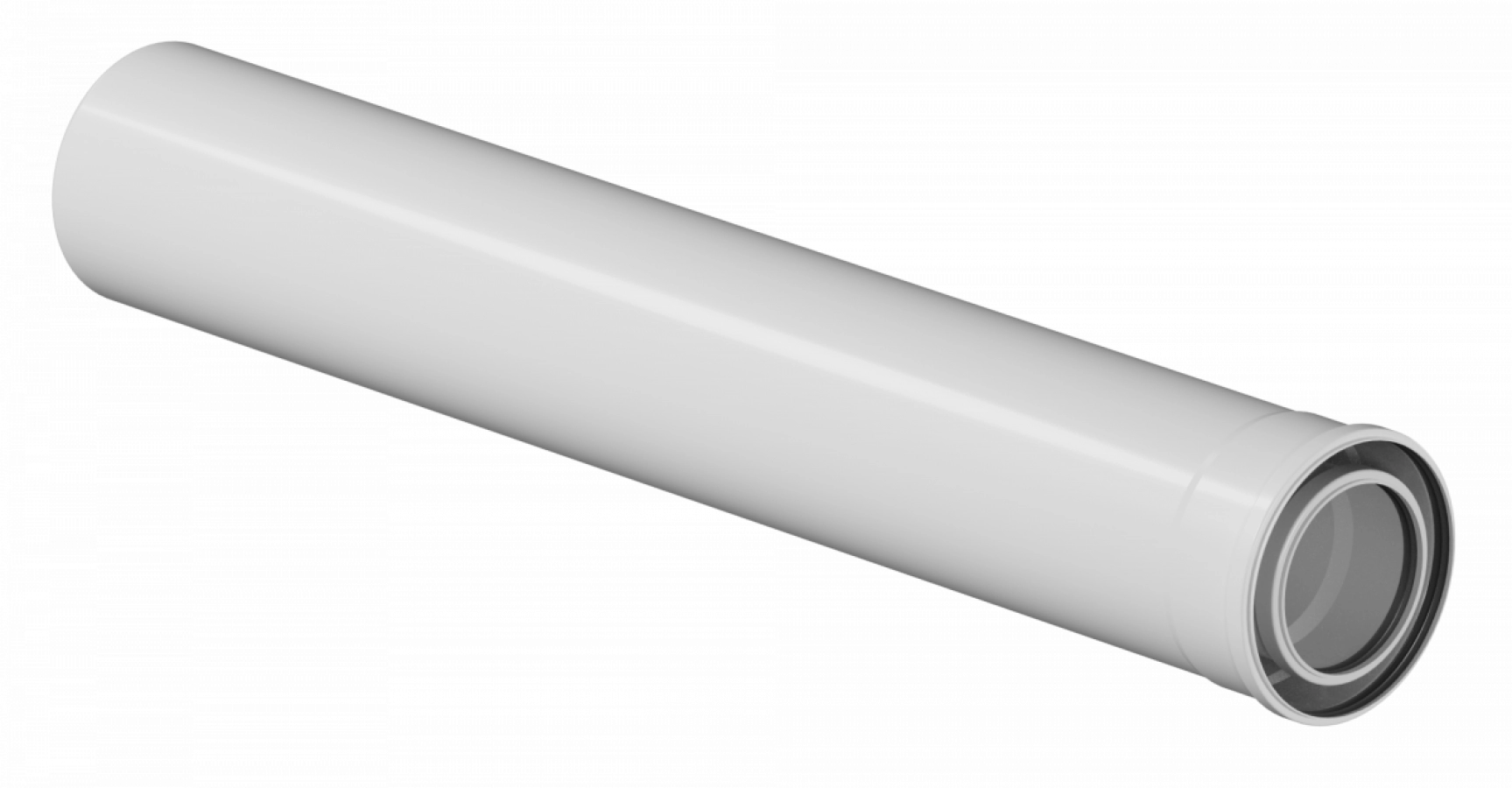 Удлинитель конденсационный Ø110/160 L1000 мм | Vistarshop.by