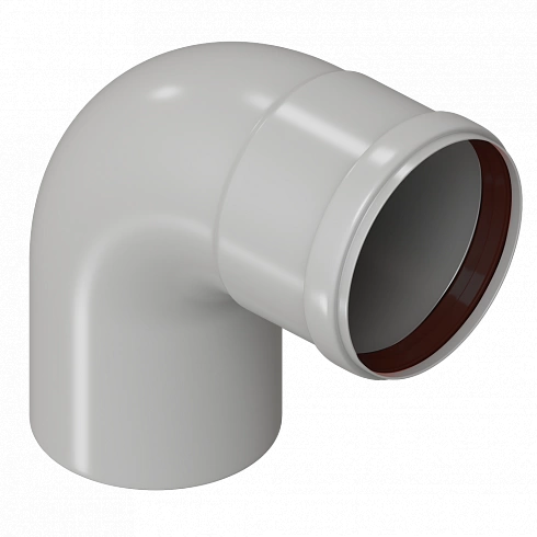 Отвод конденсационный угол 90гр. Ø80 | Vistarshop.by
