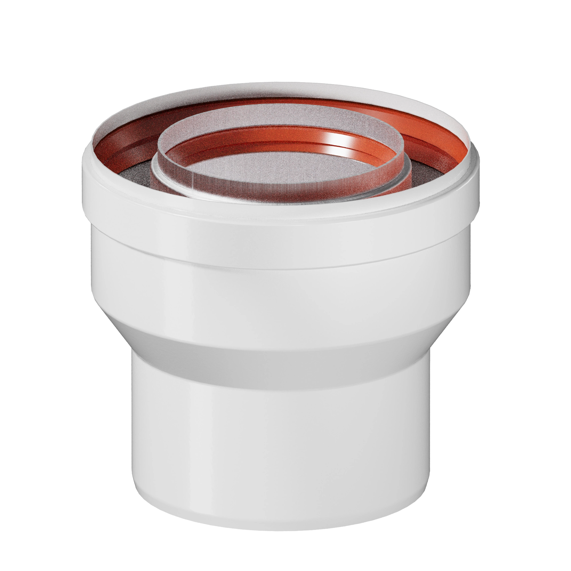 Переход с Ø60/100 на Ø80/125 (алюминий) | Vistarshop.by