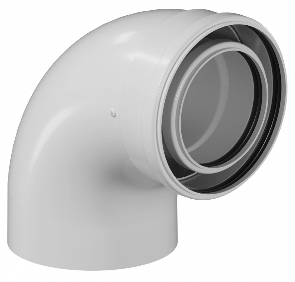 Отвод конденсационный Ø110/160 угол 90° (поштучно) | Vistarshop.by